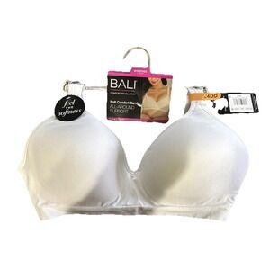 Bali Bra Wirefree Comfort Revolution 34DD‎ Seamless No Wire Soft Full Coverage